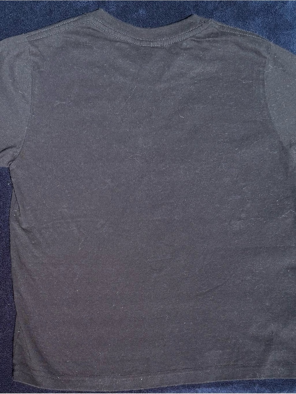 Black Graphic Tee "I Just Really Like Noodles, Ok?" - Size 7-8 - New No Tags - Picture 5 of 6